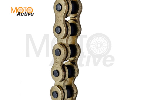 Цепь трансмиссии 520HD-128L Kawasaki ZZR250, Yamaha R1, Dirt Bike, ATV (GOLD) (SF) "DID"