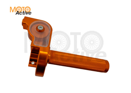 Ручка газа IGP CNC 7075 короткоходная Professional (Оранжевый,IGP-026-3 )
