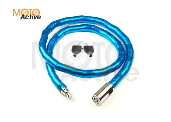 Замок трос HC502 D22x120см синий SCOOTER-M