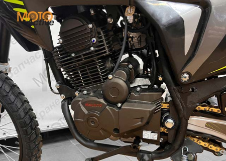 Мотоцикл REGULMOTO TE (Tour Enduro) PR, 6 скоростей (черный/зеленый)