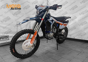 Эндуро / кроссовый мотоцикл BSE Z8 300e 21/18 Blue Orange Black 2