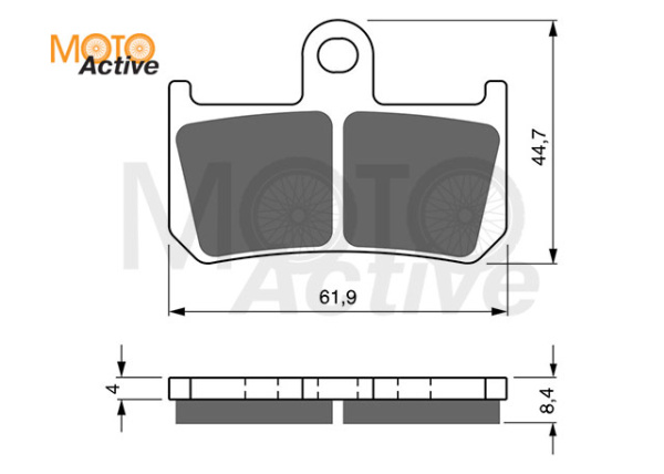 Тормозные колодки GOLD FREN Sintered S3 246