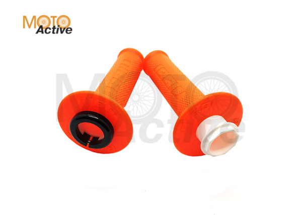 Ручки руля (грипсы) NIBBI Racing "Lock-on" (Оранжевые)