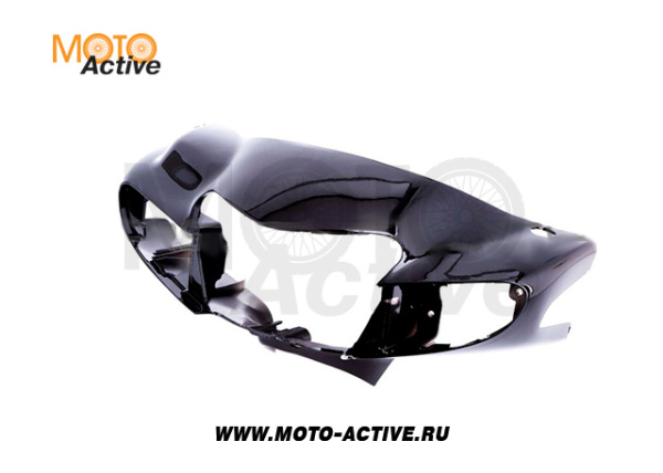 Рамка фары  Suzuki LET'S 3 (бабочка) (черный) "KOMATCU"