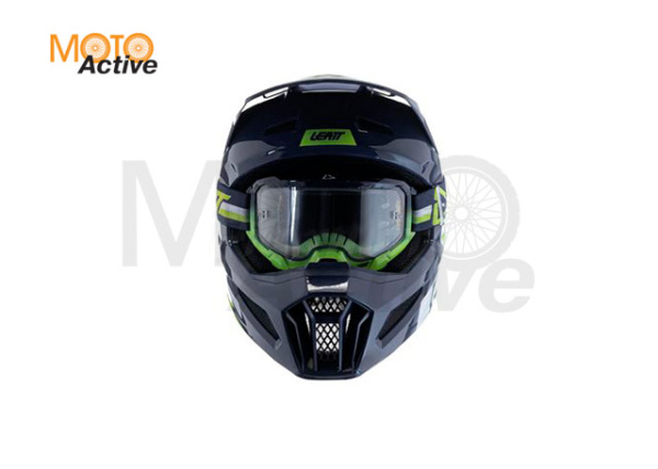 Кроссовый шлем с очками Leatt 3.5 V24 Blue