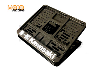 Рамка для номера NEW 190x145 "Kawasaki"