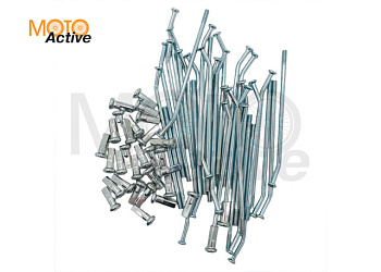 Спицы KAYO 10" компл 32 шт. (106/111 мм) задний диск белые