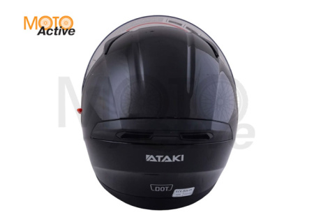 Шлем (интеграл) Ataki JK316 Solid, черный глянцевый