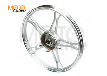 Обод передний 17" литой в сборе Alpha/Delta