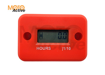 Счетчик моточасов (без тахометра) SM-PARTS SMP-006 красный