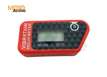 Счетчик моточасов (без тахометра) беспроводной SM-PARTS SMP-016B красный
