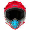 Шлем кроссовый JUST1 J38 Korner, синий/красный матовый
