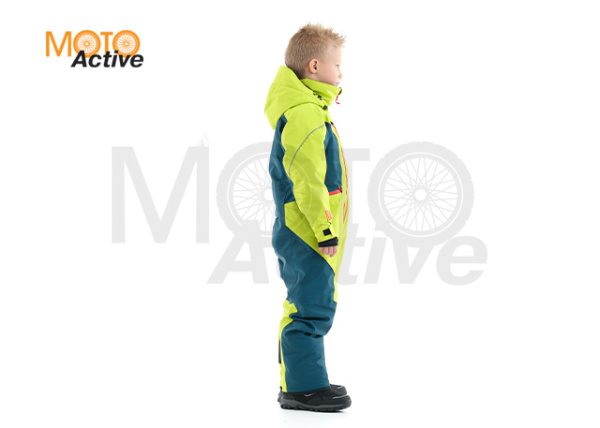 Зимний утепленный комбинезон DF Junior Gravity Olive-Dark Ocean (116-122)