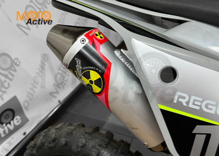 Питбайк Regulmoto FIVE EA 17/14 (полуавтомат КПП) серый-черный