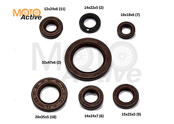 Набор сальников 182MN (NC300) ZS