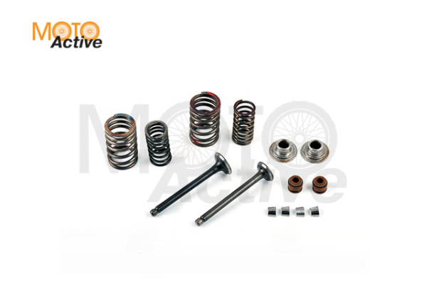 Клапаны (пара, в сборе) 4T GY6 (L-64.3mm) "BEEZMOTO"