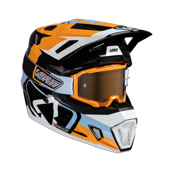 Мотошлем Leatt Moto 7.5 Helmet Kit Orange, 2025