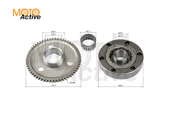Бендикс стартера 163QMK с балансиром