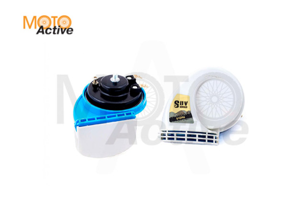 Сигнал (улитка) электрический двухтональный (белый) (пара) "SUV"