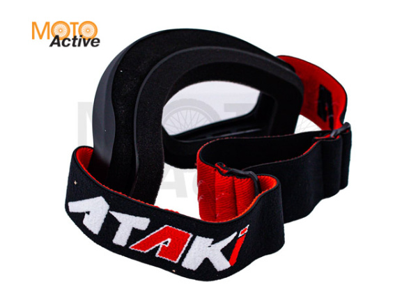 Очки для мотокросса ATAKI HB-319 черные матовые