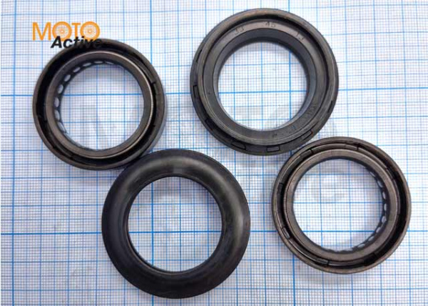Комплект сальники   пыльники 33x45x10 / 33x45/51x13 переднего амортизатора