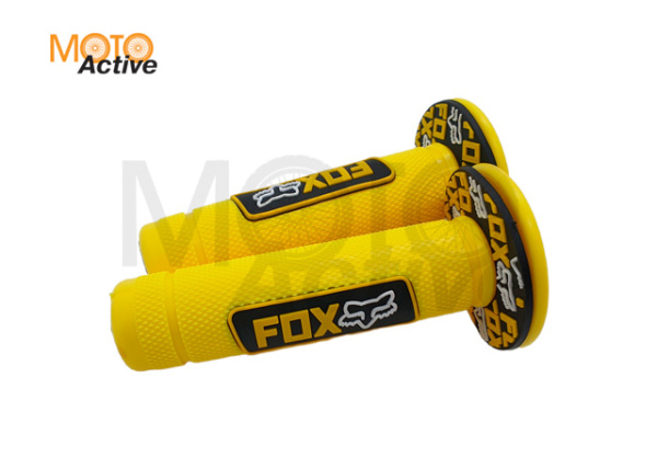 Ручки руля ZX-666 желтые