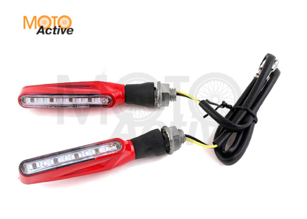 Поворотники светодиодные (компл. 2шт) SM-PARTS SMP-73 красные