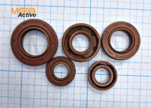 Набор сальников 20х34х7/14х28х7/16х28х7/12х21х7/12х22х5 174MN-3 (CBS300) ZS