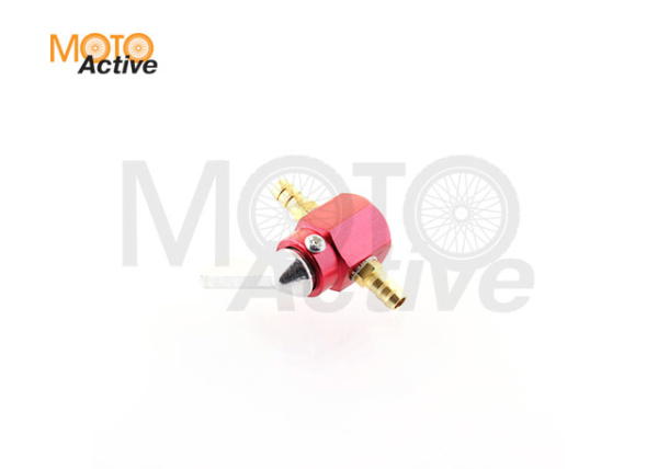 Кран топливный (стайлинговый) универсальный (красный)