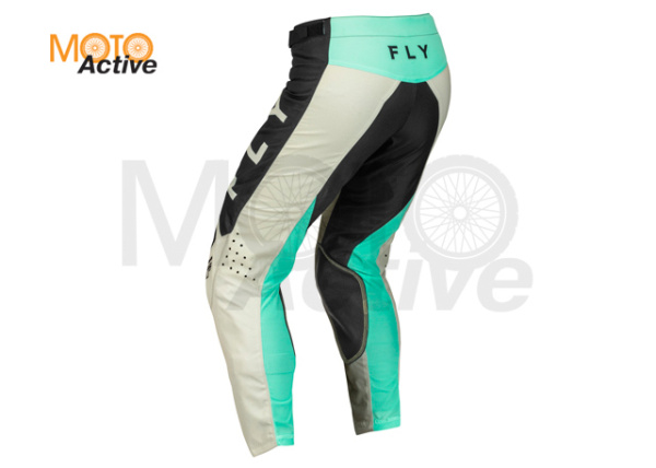 Брюки для мотокросса FLY RACING KINETIC JET, бирюзовые/черные/серые