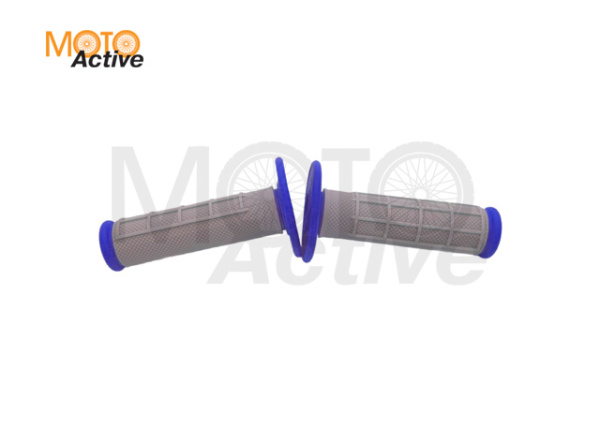 Грипсы руля ACCEL RGP-535M-120 серый/синий