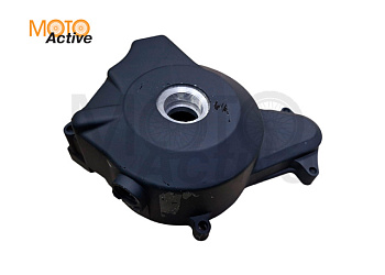 Крышка двигателя (левая) TTR-125 (с нижним стартером) черная "BEEZMOTO"