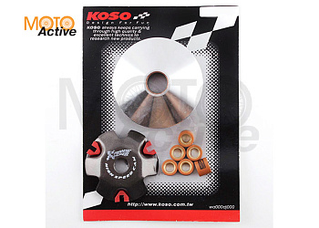 Вариатор передний (тюнинг) Honda DIO AF34 (медно-граф. втулка, ролики латунь) "KOSO"