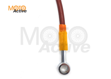 Шланг гидравлический тормозной (армированный) L= 400 d=10мм красный