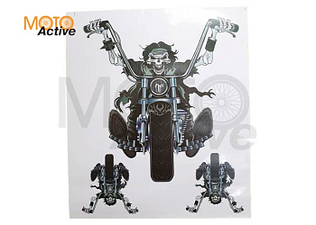 Наклейки набор HELL-BIKER Х5055 18*25