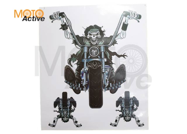 Наклейки набор HELL-BIKER Х5055 18*25