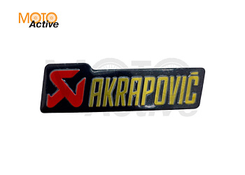 Наклейка 3d AKRAPOVIC (10x2,6) JH102