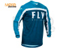 Футболка для мотокросса FLY RACING F-16 2020 синяя/голубая/белая