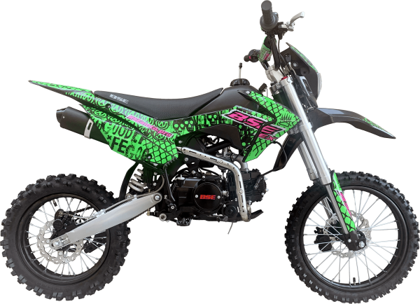 Питбайк BSE EX-125e 17-14 Max13 Green Pink Neon Питбайк BSE EX-125e 17-14 Max13 Green Pink Neon