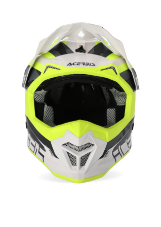 Шлем (кроссовый) Acerbis PROFILE 4 Fluo-Yellow/White