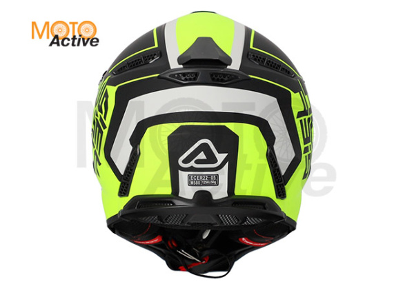 Шлем кроссовый Acerbis PROFILE 5 22-06 Black/Fluo-Yellow