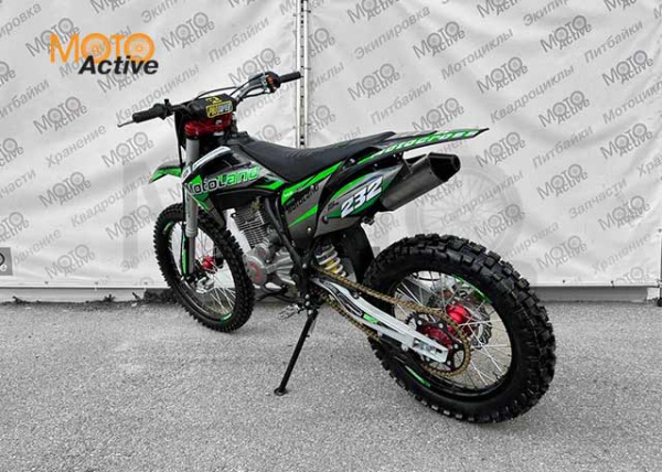 Мотоцикл кроссовый Motoland XT250 HS (172FMM) зеленый