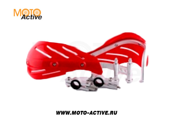 Защита рук (пара) HP15 красные армированные SM-PARTS