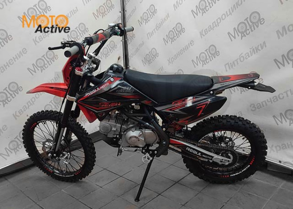 Питбайк Regulmoto SEVEN MEDALIST PRO 19/16 (черный-красный)