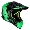 Шлем (кроссовый) JUST1 J38 MASK Hi-Vis, зеленый/серый/черный