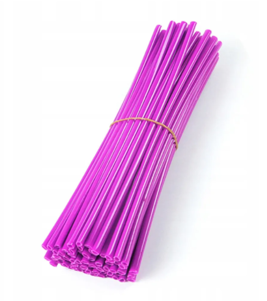 Накладки Spoke Skins на спицы для колес 21/19, 21/18 (компл. 76шт) фиолетовые