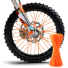 Накладки Spoke Skins на спицы для колес 21/19, 21/18 (компл. 76шт) оранжевые