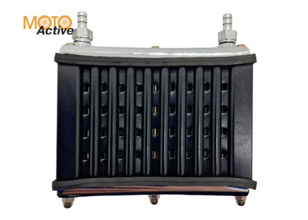 Радиатор масляный для мотоцикла, ATV (черный) "TAD"