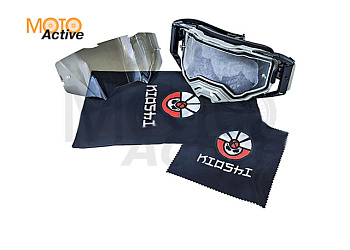 Очки защитные кроссовые KIOSHI MX PRO Серый