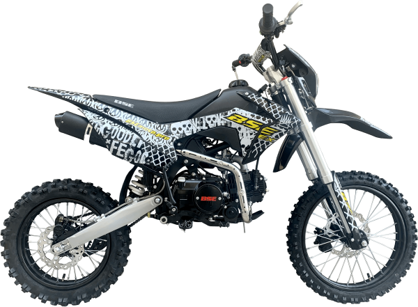 Питбайк BSE EX-125e 17/14 Max13 White Yellow Питбайк BSE EX-125e 17/14 Max13 White Yellow